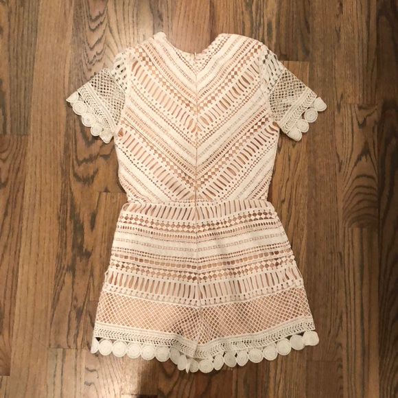 Cute White Romper - Picture 4 of 5